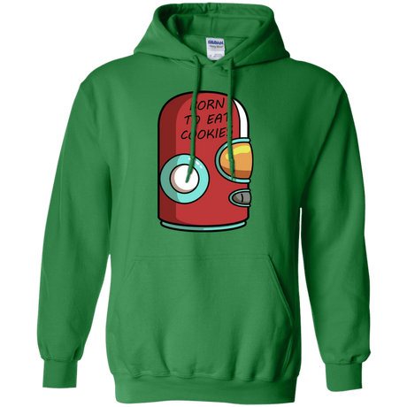 Sweatshirts Irish Green / S Final Space Gary Born To Eat Cookies Pullover Hoodie