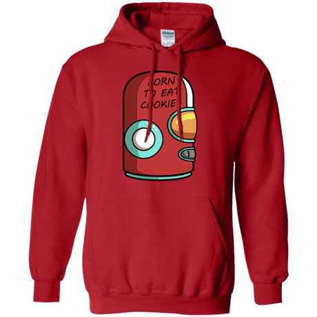 Sweatshirts Red / S Final Space Gary Born To Eat Cookies Pullover Hoodie