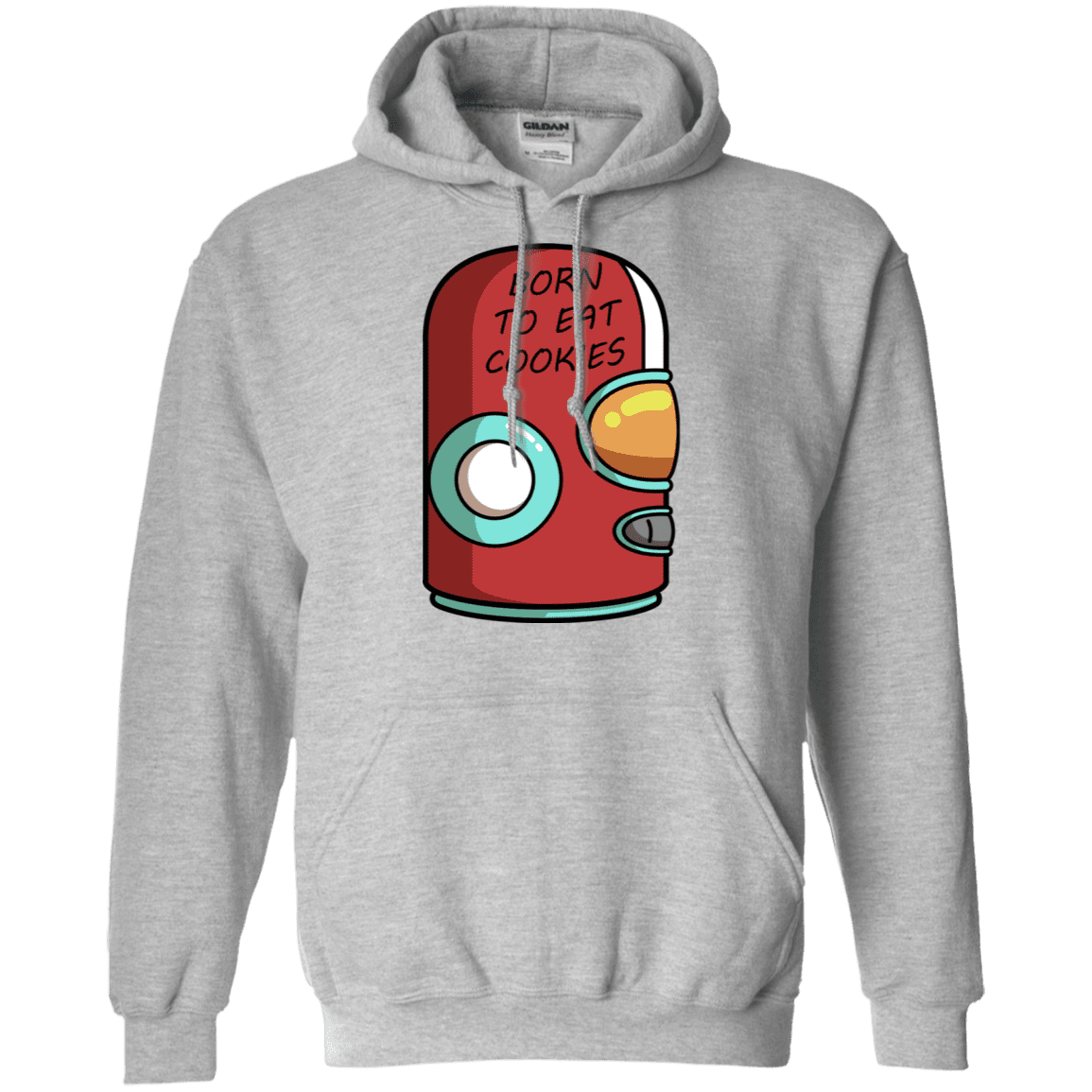 Sweatshirts Sport Grey / S Final Space Gary Born To Eat Cookies Pullover Hoodie