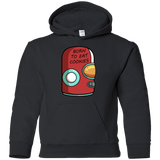 Sweatshirts Black / YS Final Space Gary Born To Eat Cookies Youth Hoodie