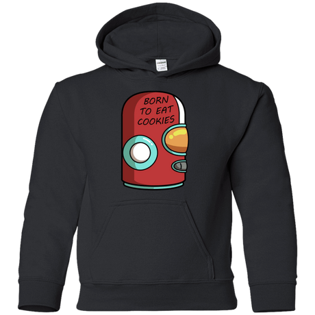 Sweatshirts Black / YS Final Space Gary Born To Eat Cookies Youth Hoodie