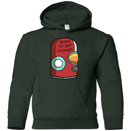 Sweatshirts Forest Green / YS Final Space Gary Born To Eat Cookies Youth Hoodie