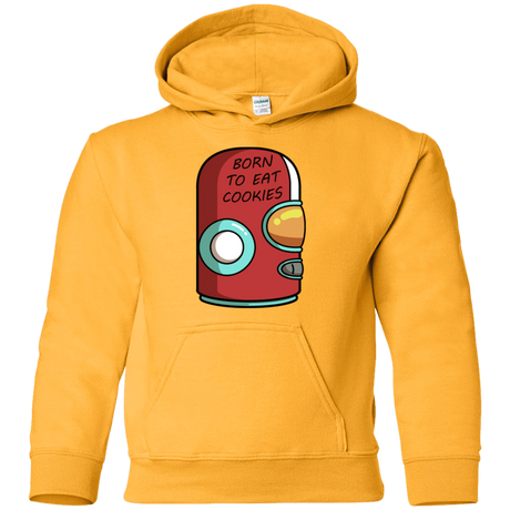 Sweatshirts Gold / YS Final Space Gary Born To Eat Cookies Youth Hoodie