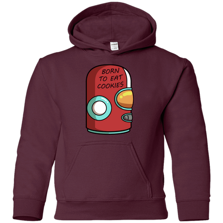 Sweatshirts Maroon / YS Final Space Gary Born To Eat Cookies Youth Hoodie