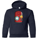 Sweatshirts Navy / YS Final Space Gary Born To Eat Cookies Youth Hoodie