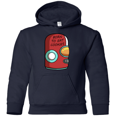 Sweatshirts Navy / YS Final Space Gary Born To Eat Cookies Youth Hoodie