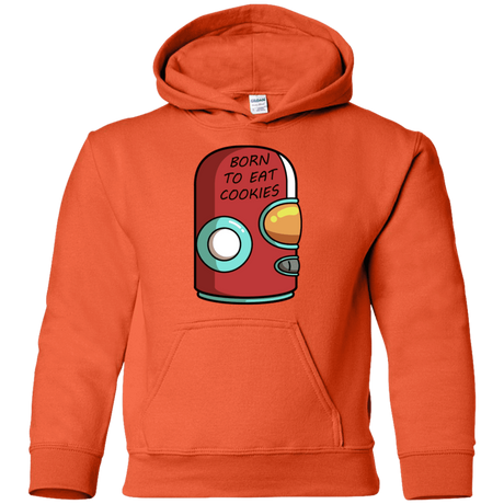 Sweatshirts Orange / YS Final Space Gary Born To Eat Cookies Youth Hoodie