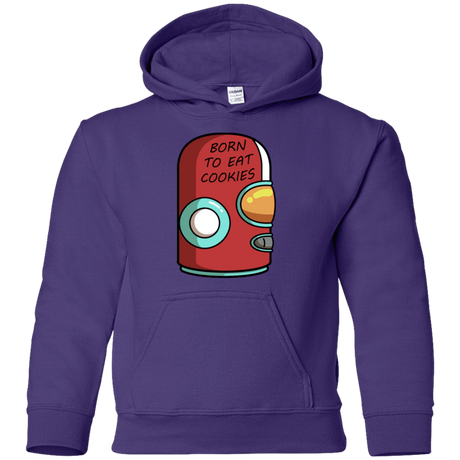 Sweatshirts Purple / YS Final Space Gary Born To Eat Cookies Youth Hoodie