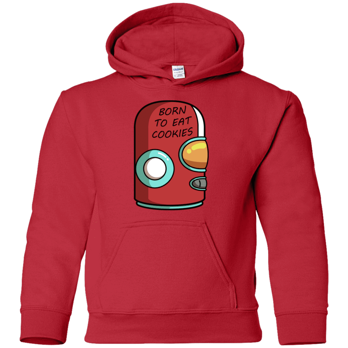 Sweatshirts Red / YS Final Space Gary Born To Eat Cookies Youth Hoodie