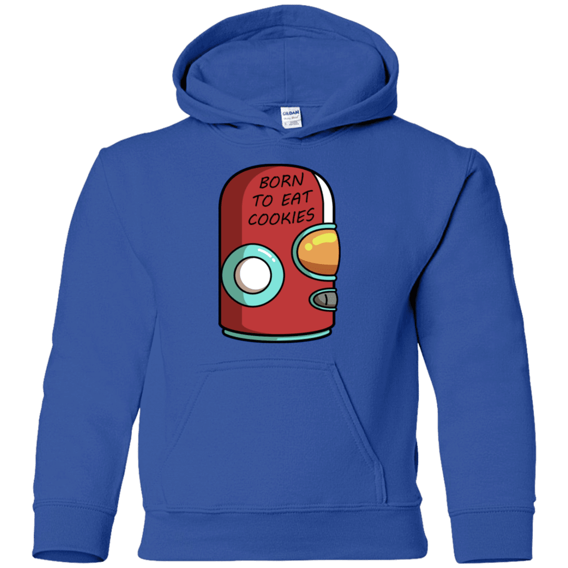 Sweatshirts Royal / YS Final Space Gary Born To Eat Cookies Youth Hoodie