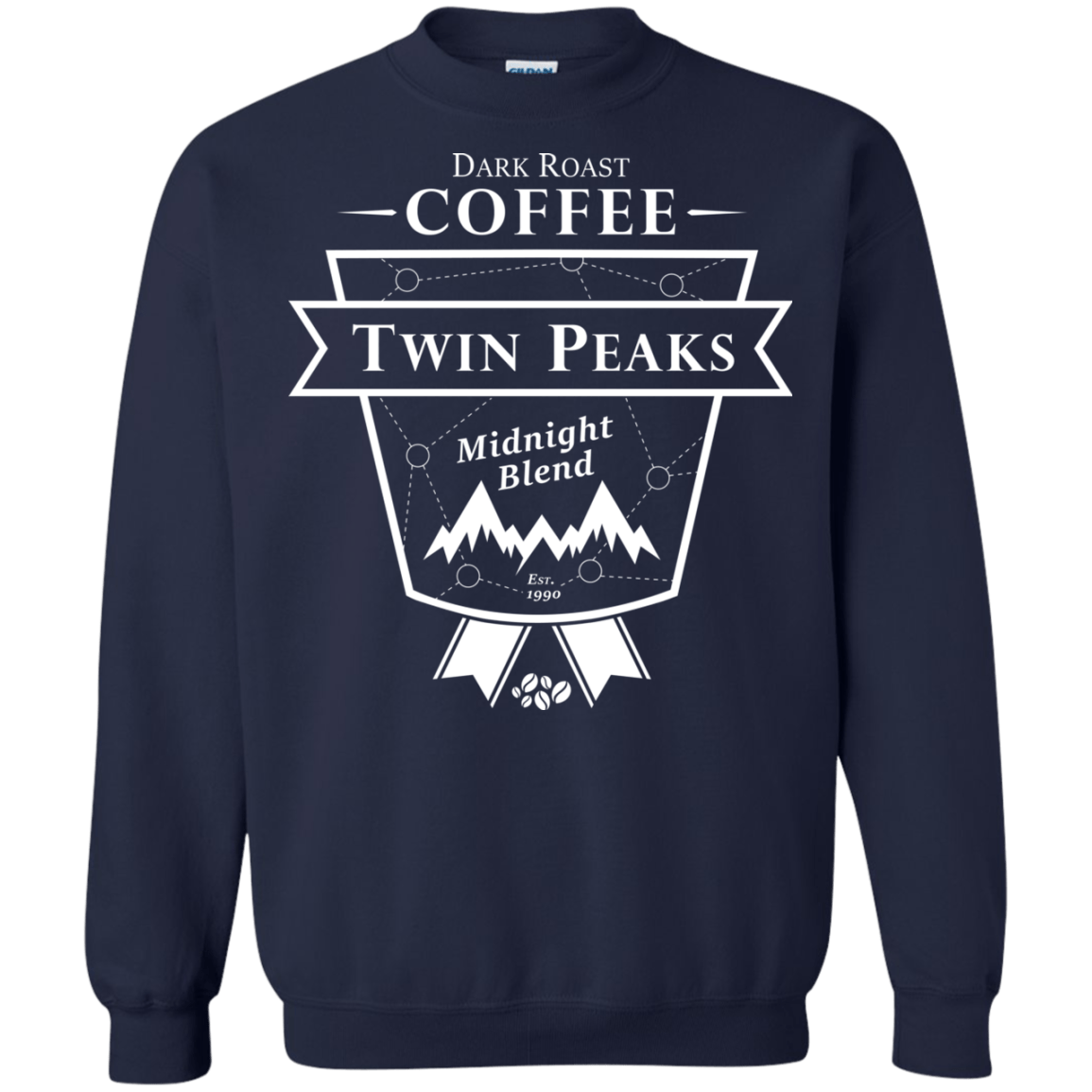 Sweatshirts Navy / Small Finest Black Crewneck Sweatshirt