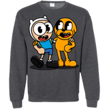 Sweatshirts Dark Heather / S Finnhead and Jakeman Crewneck Sweatshirt