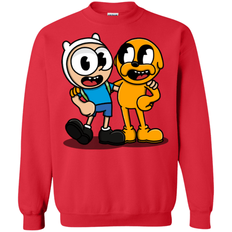 Sweatshirts Red / S Finnhead and Jakeman Crewneck Sweatshirt