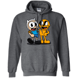 Sweatshirts Dark Heather / S Finnhead and Jakeman Pullover Hoodie