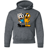 Sweatshirts Dark Heather / YS Finnhead and Jakeman Youth Hoodie