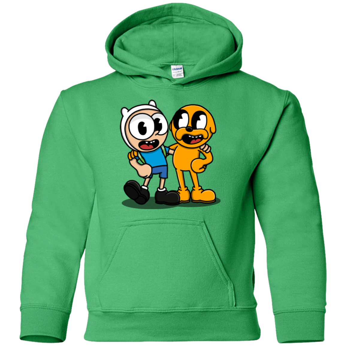 Sweatshirts Irish Green / YS Finnhead and Jakeman Youth Hoodie