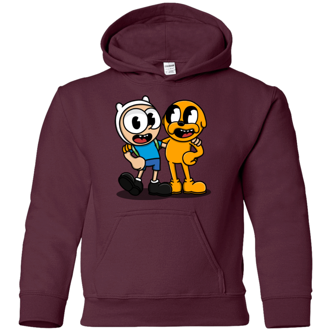 Sweatshirts Maroon / YS Finnhead and Jakeman Youth Hoodie