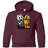 Sweatshirts Maroon / YS Finnhead and Jakeman Youth Hoodie