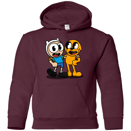 Sweatshirts Maroon / YS Finnhead and Jakeman Youth Hoodie