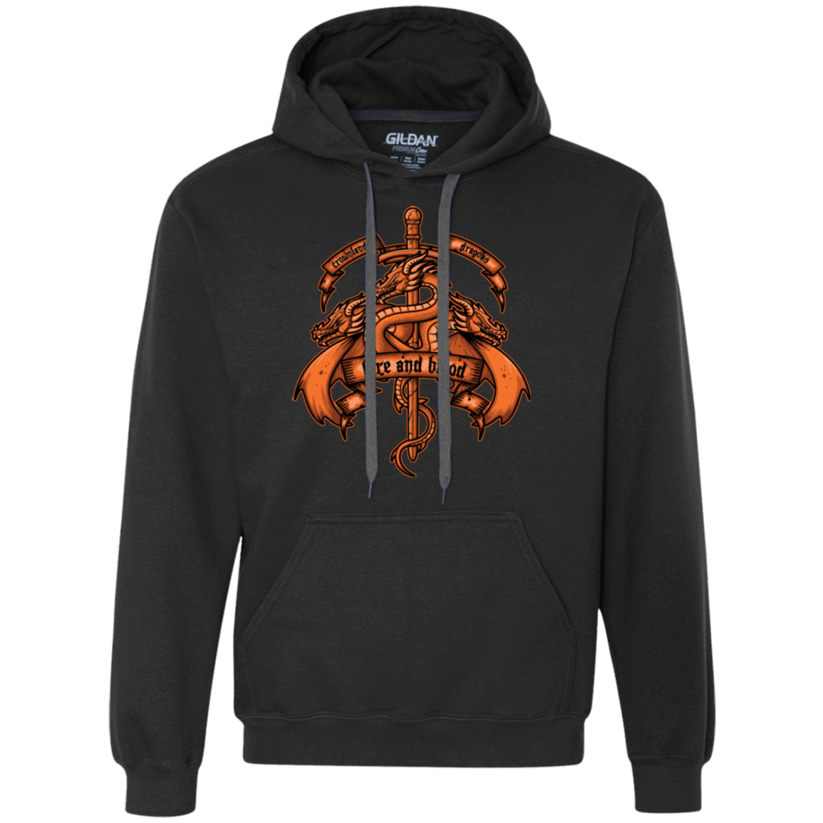 Sweatshirts Black / Small FIRE AND BLOOD Premium Fleece Hoodie