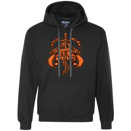 Sweatshirts Black / Small FIRE AND BLOOD Premium Fleece Hoodie