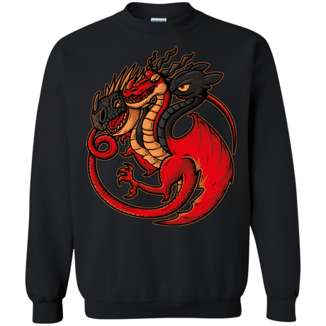 Sweatshirts Black / Small FIRE BLOOD AND TRAINING Crewneck Sweatshirt
