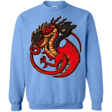 Sweatshirts Carolina Blue / Small FIRE BLOOD AND TRAINING Crewneck Sweatshirt