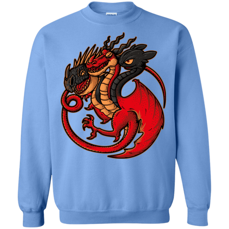 Sweatshirts Carolina Blue / Small FIRE BLOOD AND TRAINING Crewneck Sweatshirt