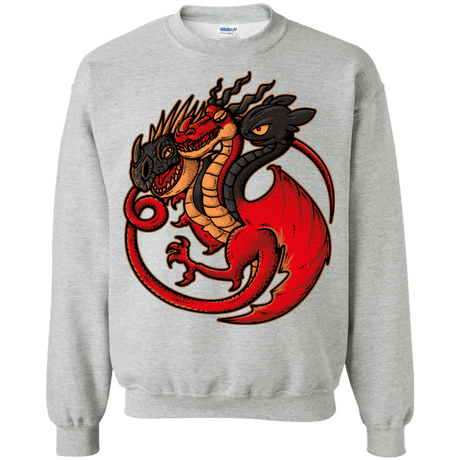Sweatshirts Sport Grey / Small FIRE BLOOD AND TRAINING Crewneck Sweatshirt
