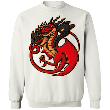 Sweatshirts White / Small FIRE BLOOD AND TRAINING Crewneck Sweatshirt