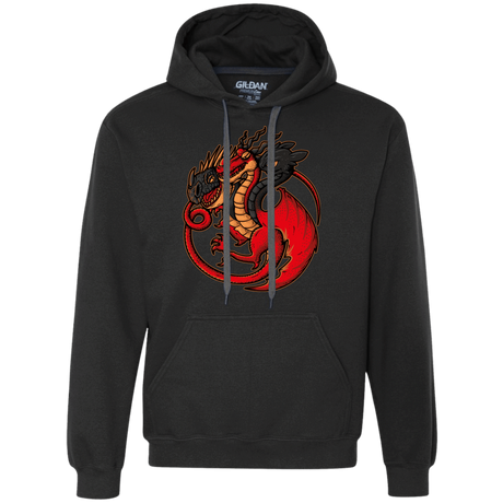 Sweatshirts Black / Small FIRE BLOOD AND TRAINING Premium Fleece Hoodie