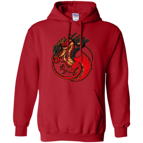 Sweatshirts Red / Small FIRE BLOOD AND TRAINING Pullover Hoodie