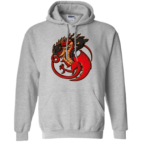 Sweatshirts Sport Grey / Small FIRE BLOOD AND TRAINING Pullover Hoodie