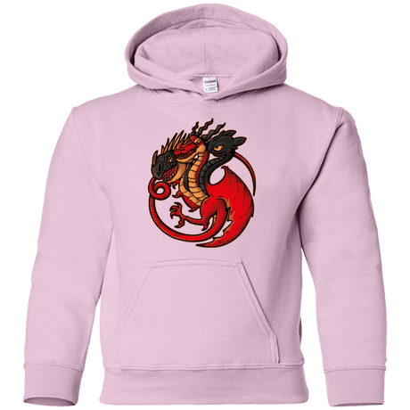 Sweatshirts Light Pink / YS FIRE BLOOD AND TRAINING Youth Hoodie