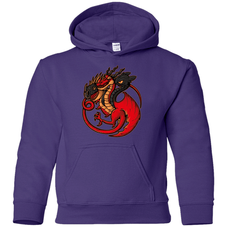 Sweatshirts Purple / YS FIRE BLOOD AND TRAINING Youth Hoodie