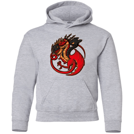 Sweatshirts Sport Grey / YS FIRE BLOOD AND TRAINING Youth Hoodie