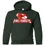 Sweatshirts Forest Green / YS Fire Ferrets Youth Hoodie