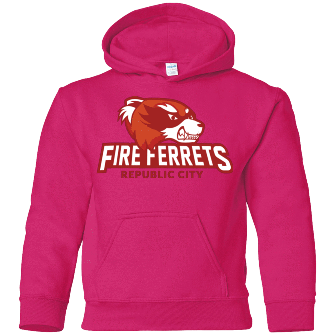 Sweatshirts Heliconia / YS Fire Ferrets Youth Hoodie