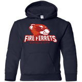 Sweatshirts Navy / YS Fire Ferrets Youth Hoodie
