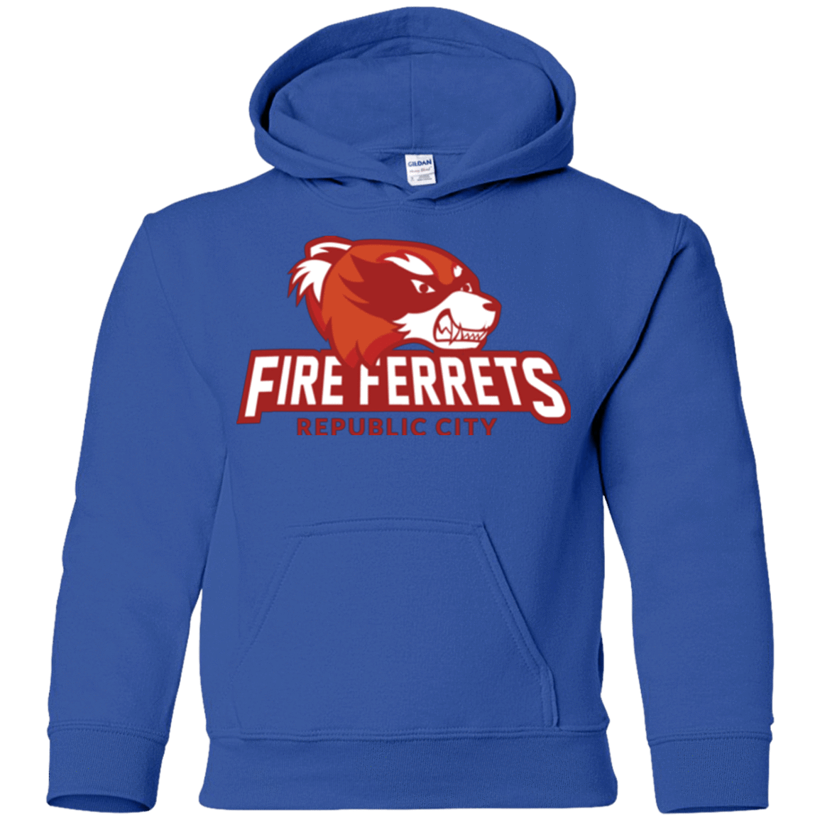 Sweatshirts Royal / YS Fire Ferrets Youth Hoodie