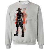 Sweatshirts Ash / Small Fire fist Crewneck Sweatshirt