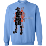 Sweatshirts Carolina Blue / Small Fire fist Crewneck Sweatshirt