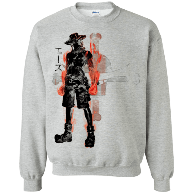 Sweatshirts Sport Grey / Small Fire fist Crewneck Sweatshirt