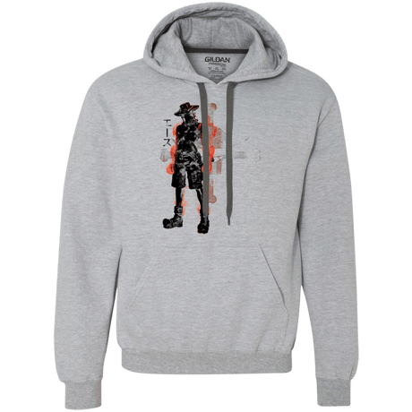 Sweatshirts Sport Grey / Small Fire fist Premium Fleece Hoodie
