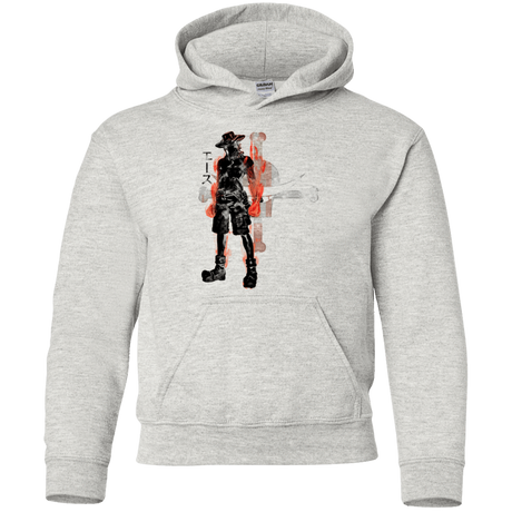 Sweatshirts Ash / YS Fire fist Youth Hoodie