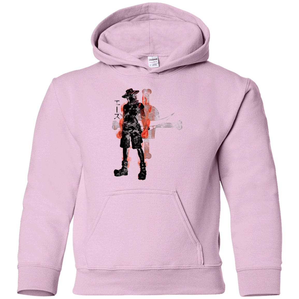 Sweatshirts Light Pink / YS Fire fist Youth Hoodie