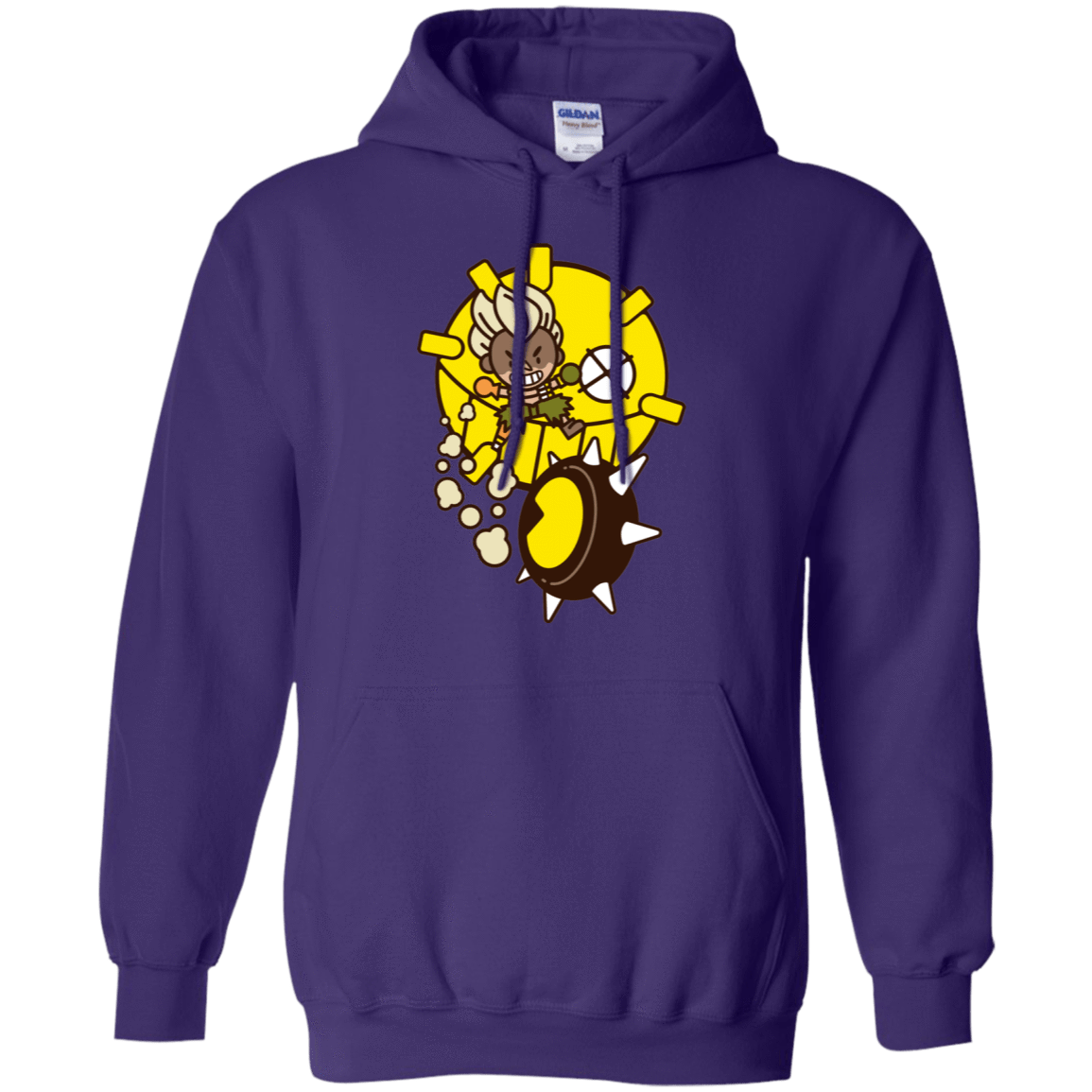 Sweatshirts Purple / S Fire in the Hole Pullover Hoodie