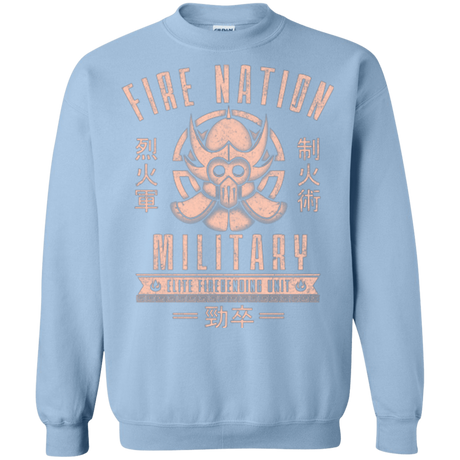 Sweatshirts Light Blue / Small Fire is Fierce Crewneck Sweatshirt