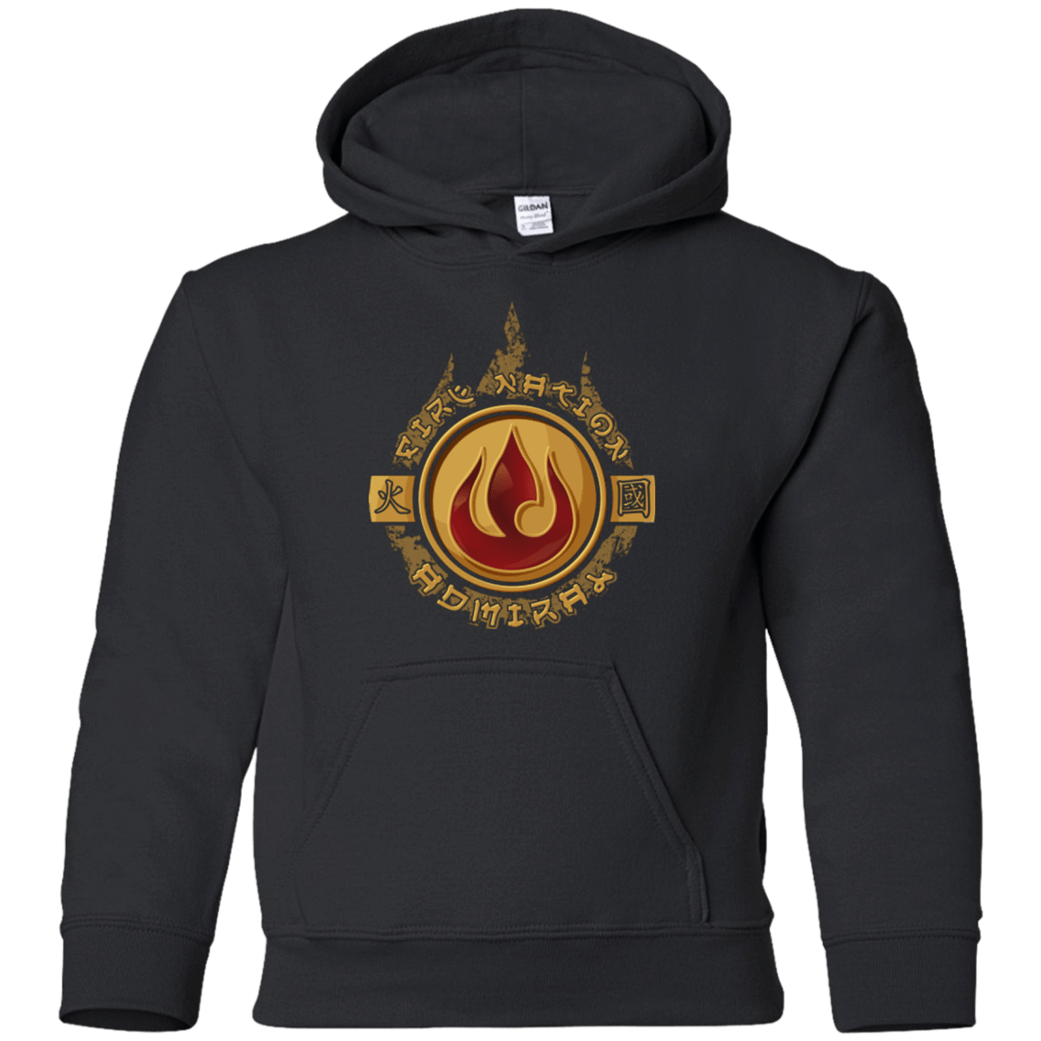 Sweatshirts Black / YS Fire Nation Admiral Youth Hoodie