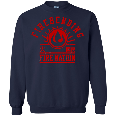 Sweatshirts Navy / Small Fire Nation Crewneck Sweatshirt